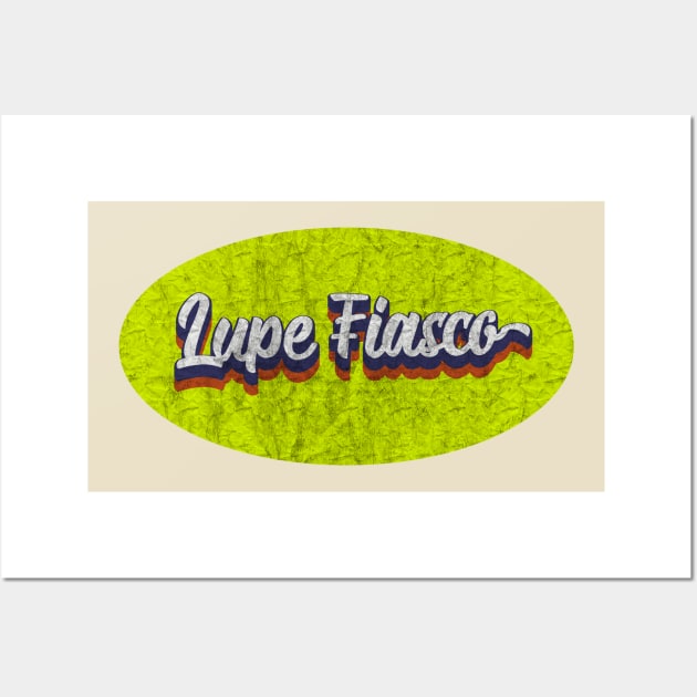 Vintage Lupe Fiasco Wall Art by Electric Tone